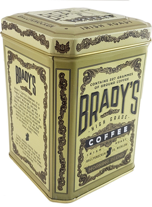 Brady's Coffee Morning Blend Tin 227g Ground coffee