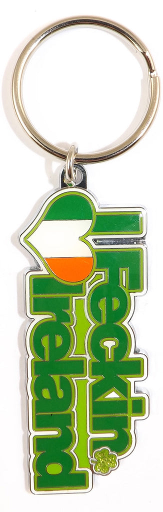 KR14 I FECKIN LOVE IRELAND KEYRING